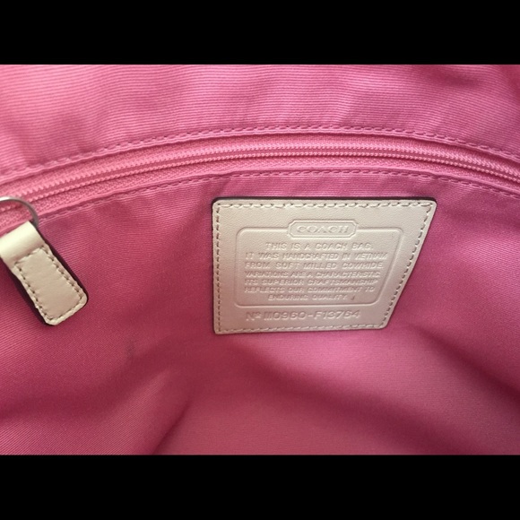 Coach cream leather crossbody bag - Picture 4 of 4